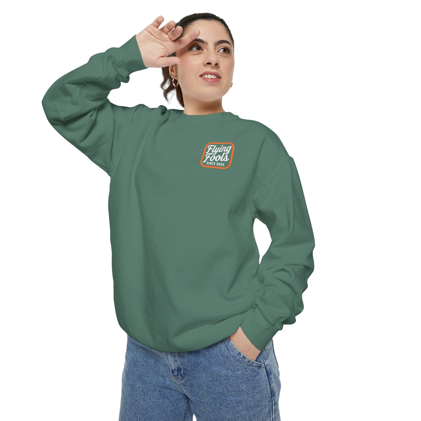 Flying Fools Tasty Logo  Sweatshirt