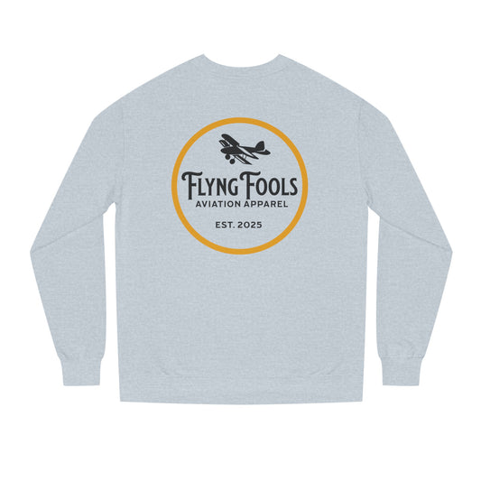 Flying Fools Original Logo Aviation Crewneck