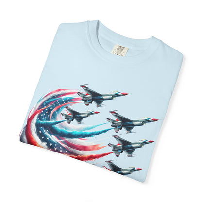 Aerial US flag Display T-Shirt