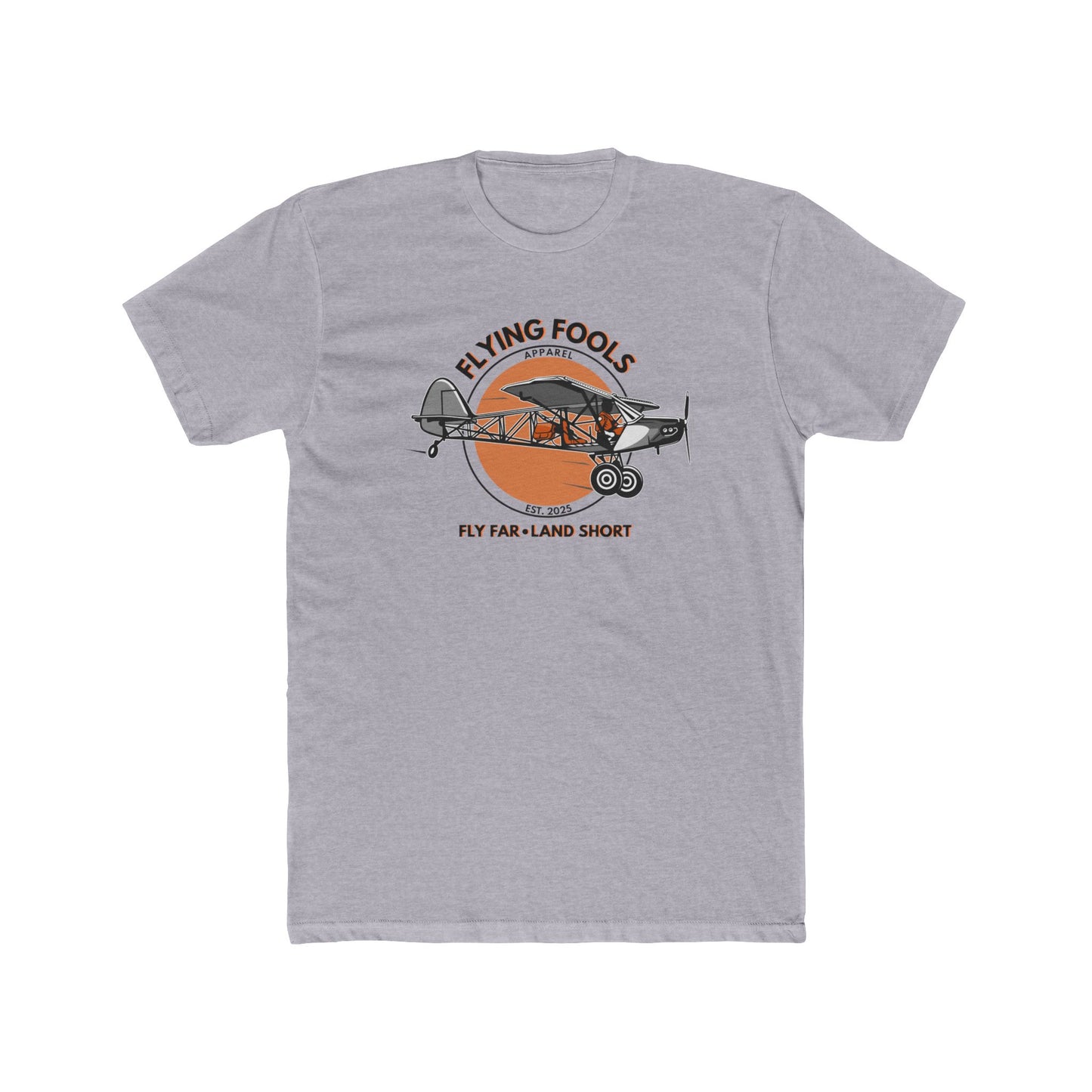 Flying Fools Naked STOL Plane T-Shirt