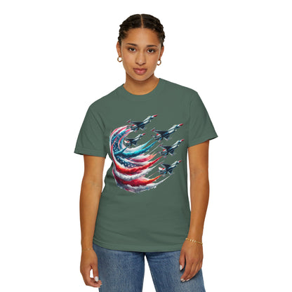 Aerial US flag Display T-Shirt