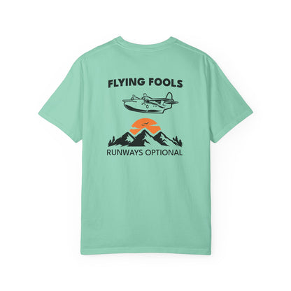 Flying Fools Seaplane T-Shirt — Runways Optional