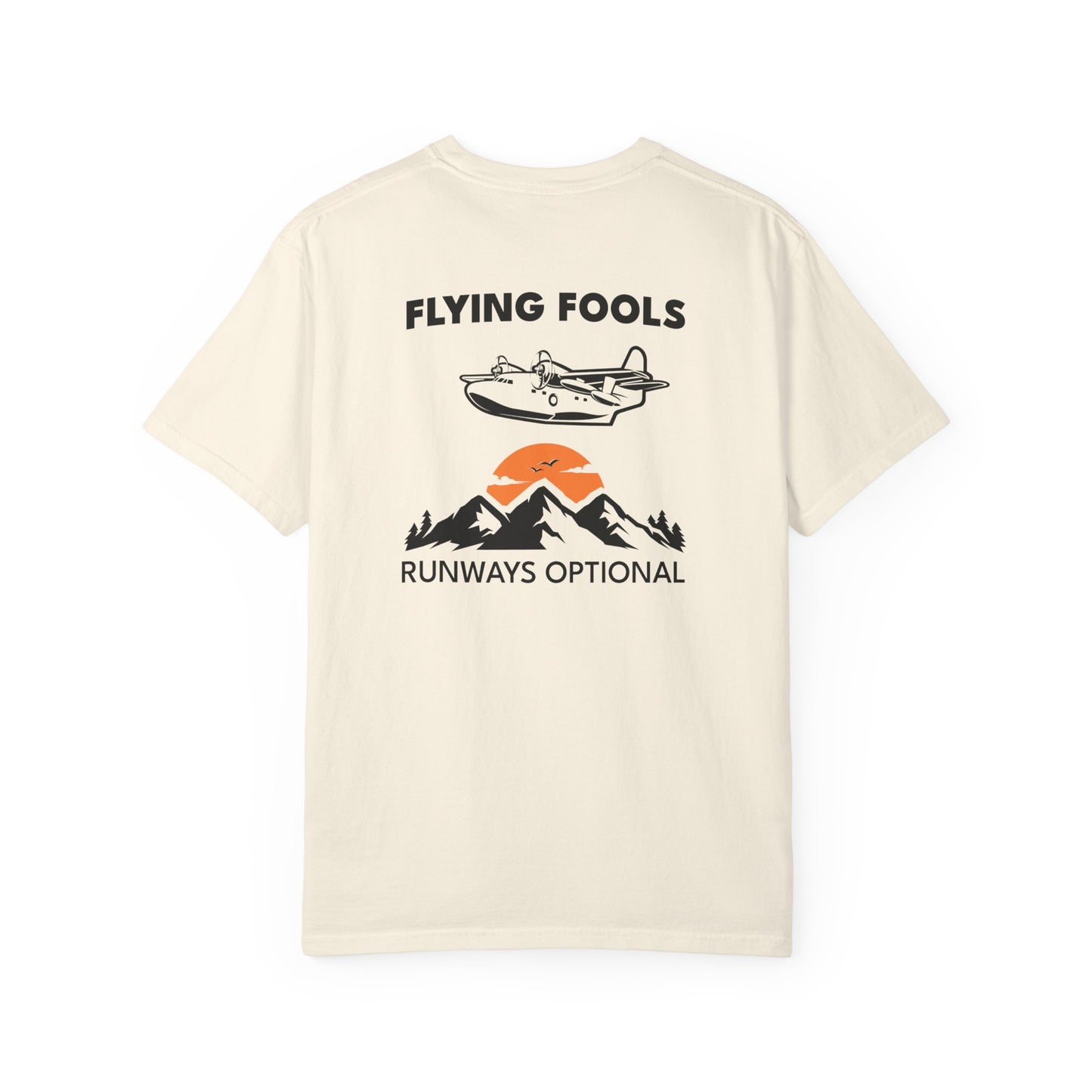 Flying Fools Seaplane T-Shirt — Runways Optional