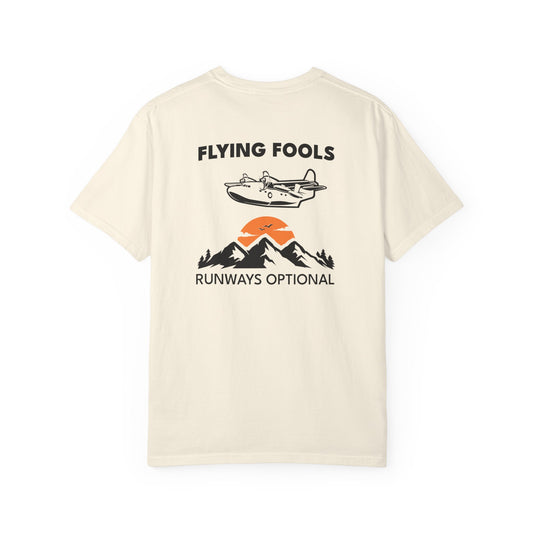 Flying Fools Seaplane T-Shirt — Runways Optional