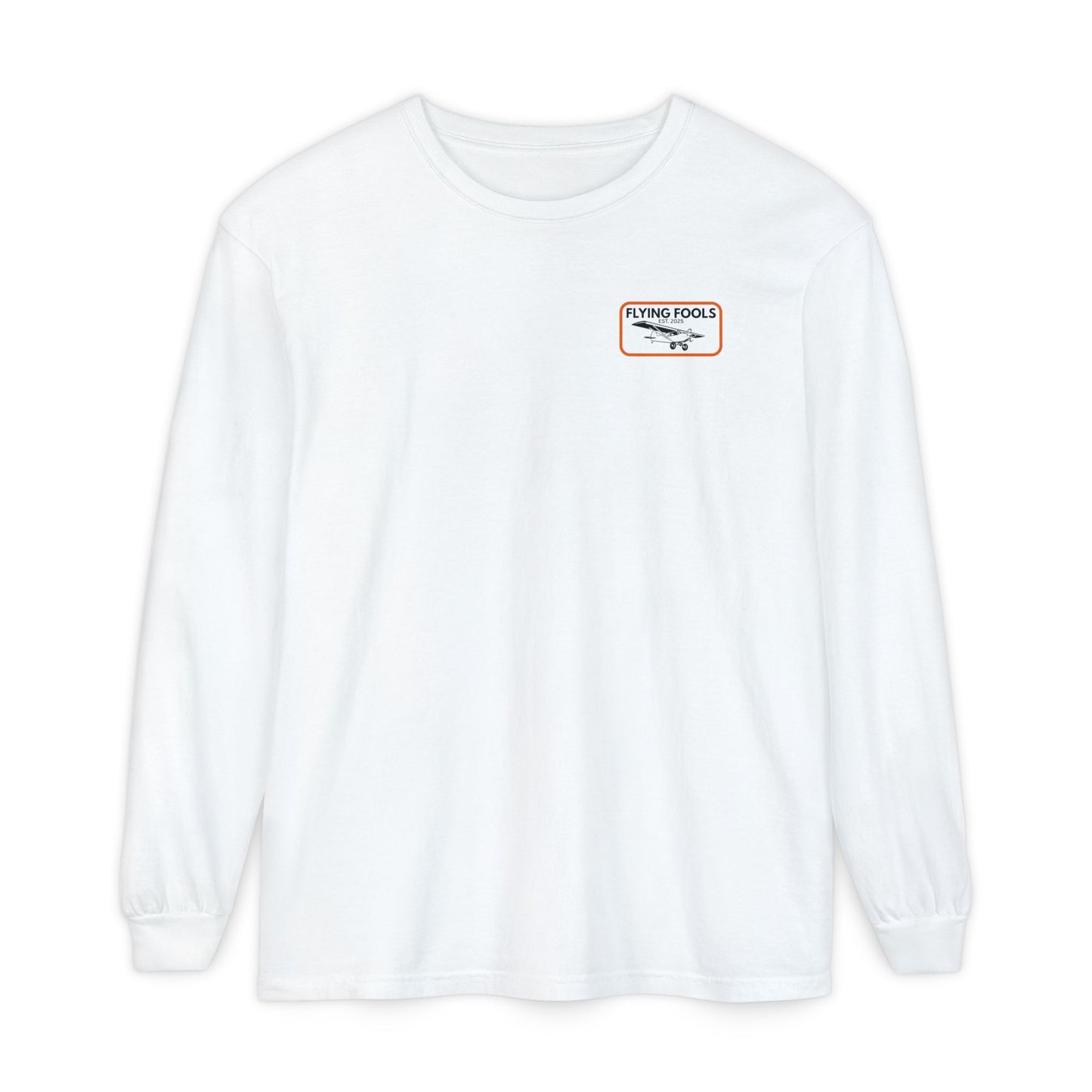 Flying Fools Patch Logo 2 Long Sleeve