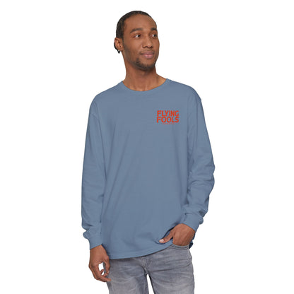 Flying Fools Vintage Biplane Long Sleeve