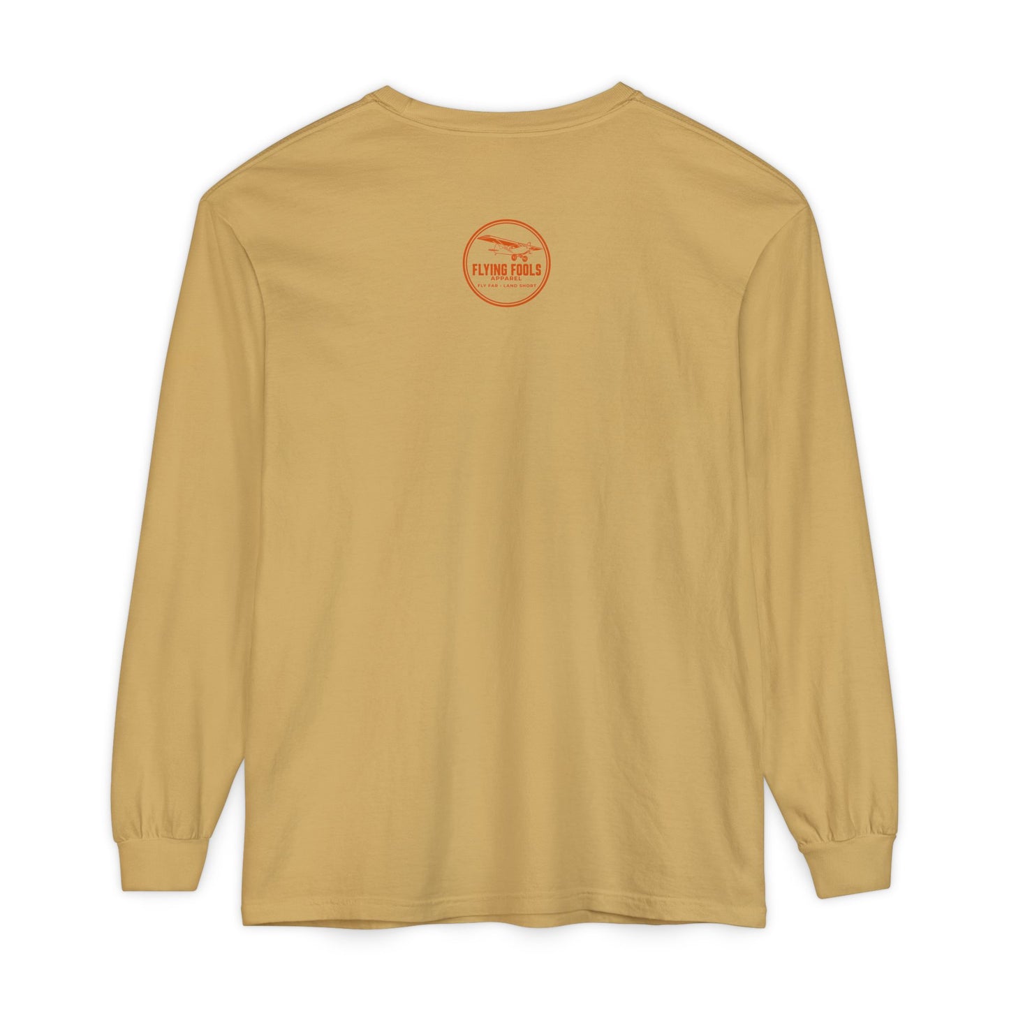 Crow Island Aviators Lakeland FL Long Sleeve T-Shirt — CIA Spring Break 2026 Plane Graphic
