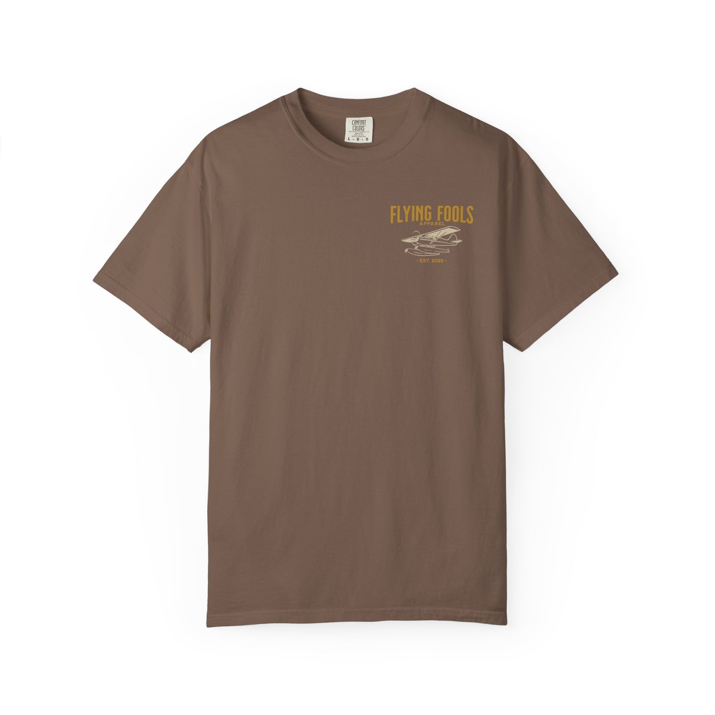 Flying Fools Vintage Seaplane & Mountain T-Shirt
