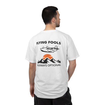 Flying Fools Seaplane T-Shirt — Runways Optional