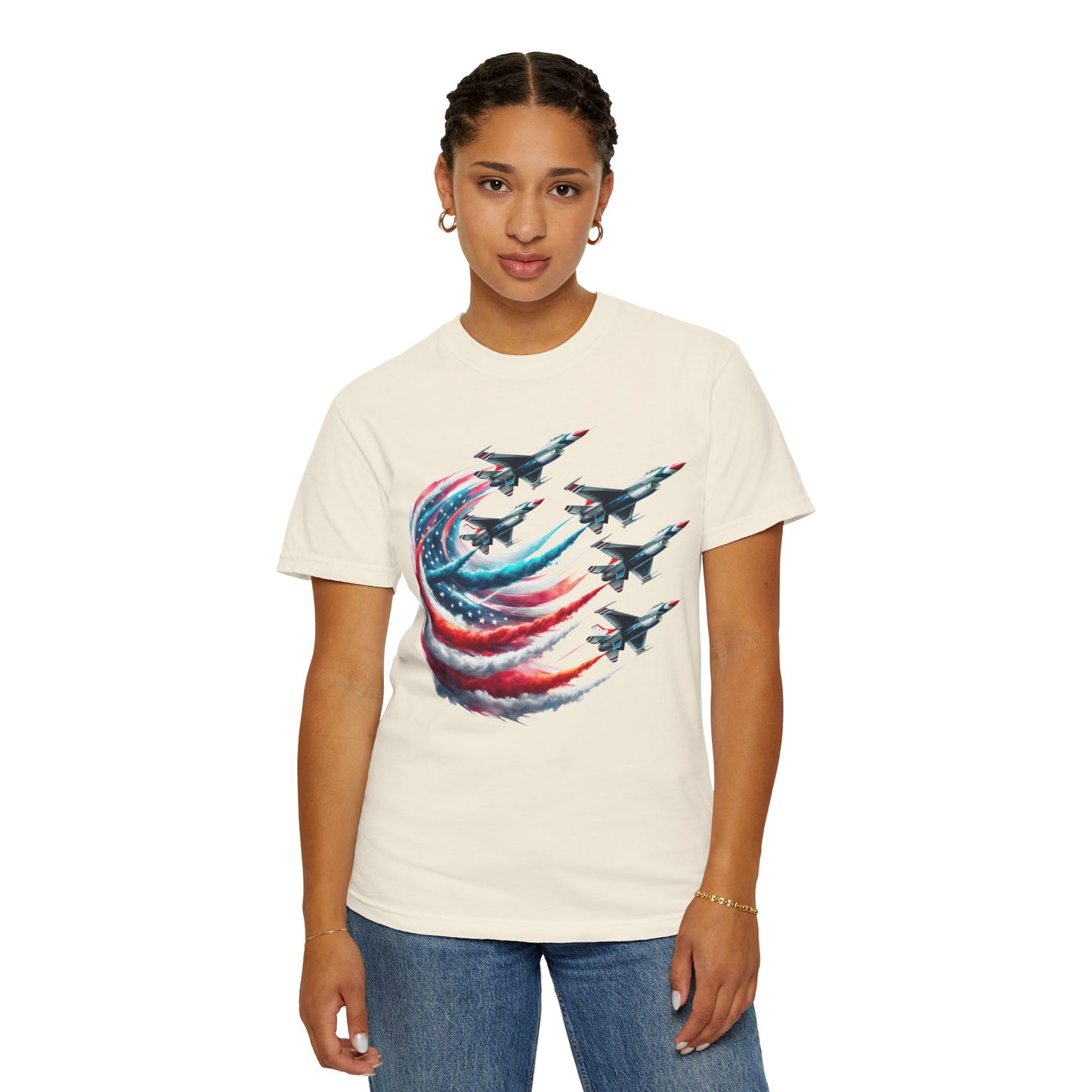 Aerial US flag Display T-Shirt