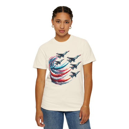 Aerial US flag Display T-Shirt