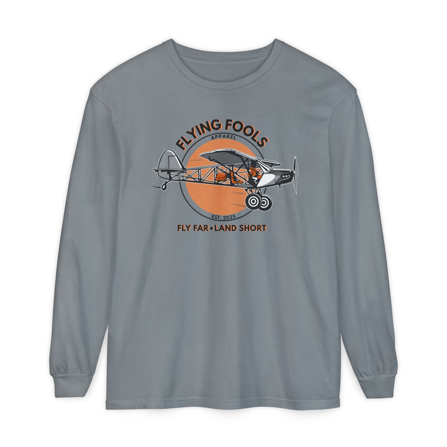 Flying Fools Backcountry Airplane Long Sleeve Tee