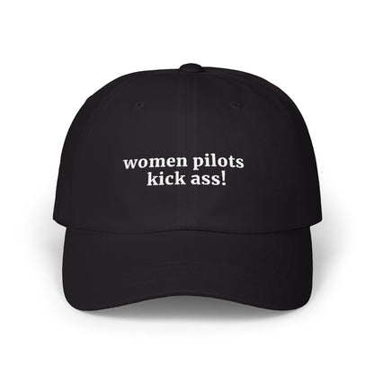 Women Pilots Kick Ass! Dad Hat