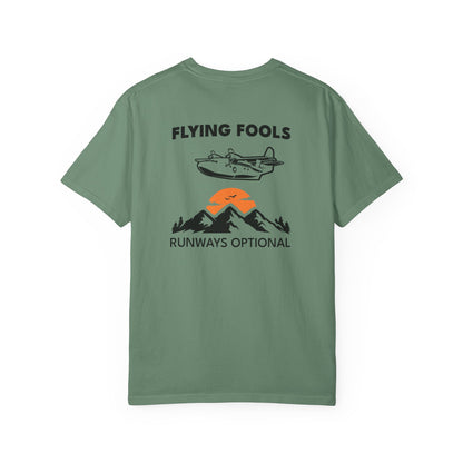 Flying Fools Seaplane T-Shirt — Runways Optional