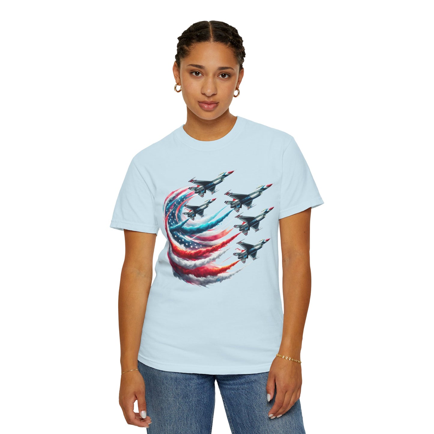 Aerial US flag Display T-Shirt