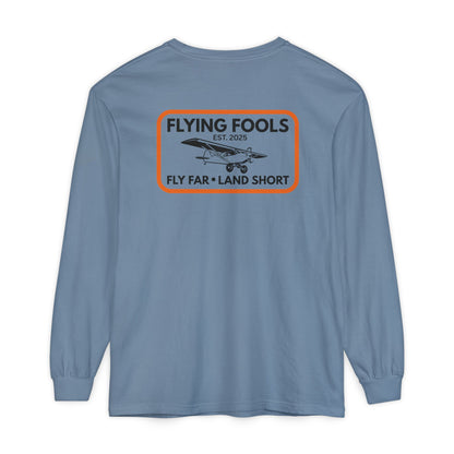 Flying Fools Patch Logo 2 Long Sleeve