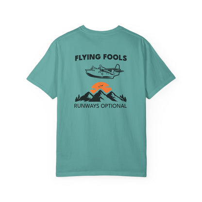 Flying Fools Seaplane T-Shirt — Runways Optional