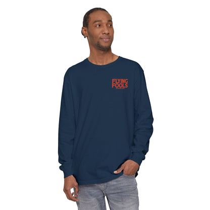 Flying Fools Vintage Biplane Long Sleeve