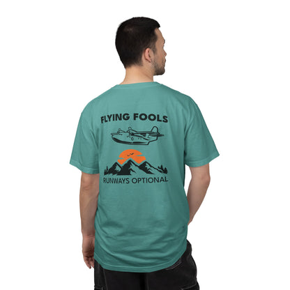 Flying Fools Seaplane T-Shirt — Runways Optional