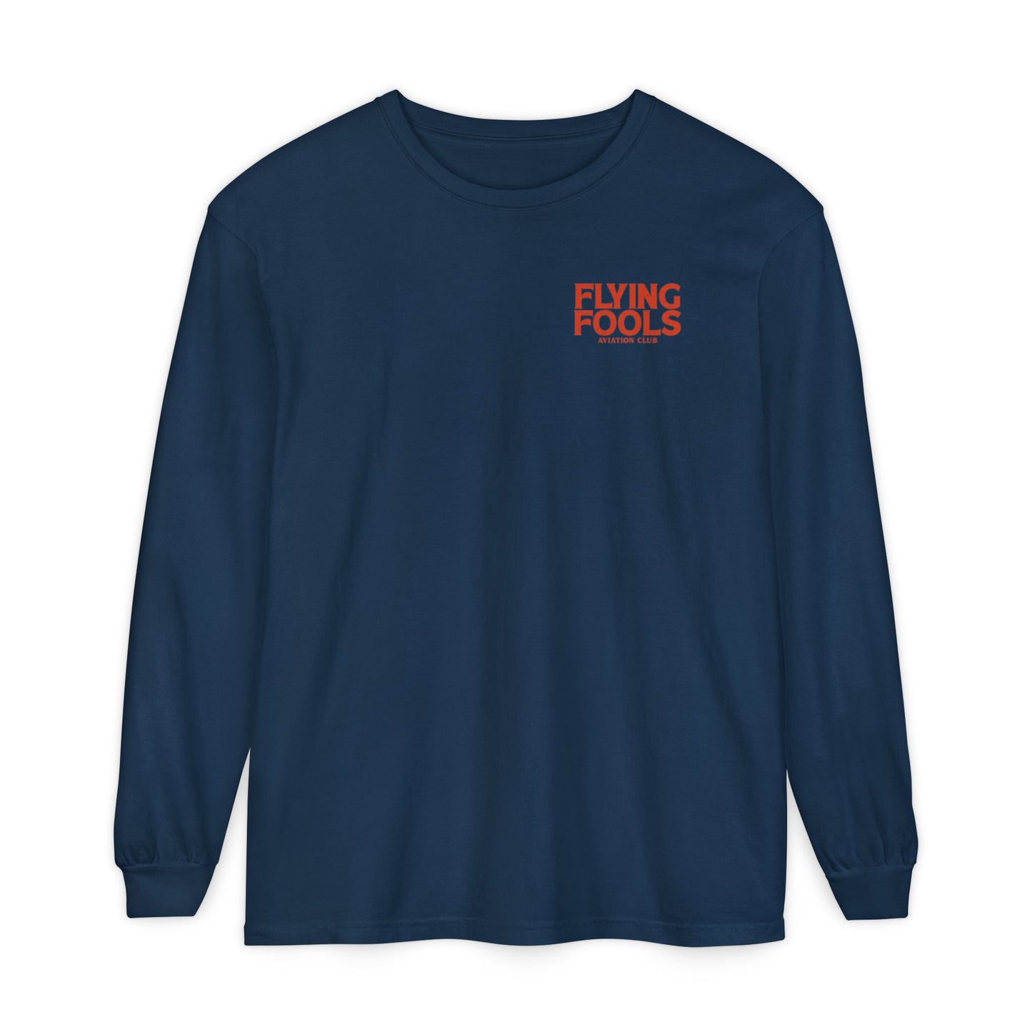 Flying Fools Vintage Biplane Long Sleeve