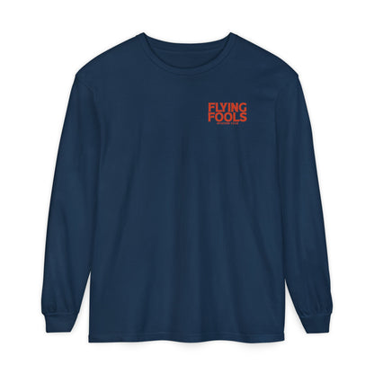 Flying Fools Vintage Biplane Long Sleeve