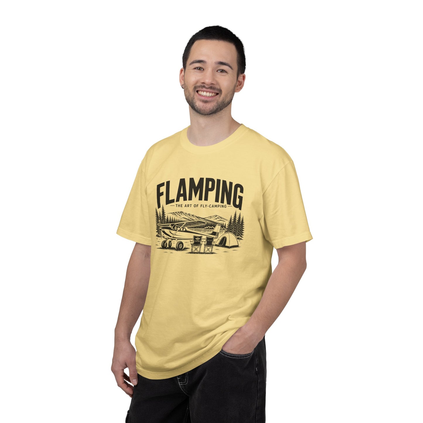 Fly-Camping 'Flamping' Aviation T-Shirt