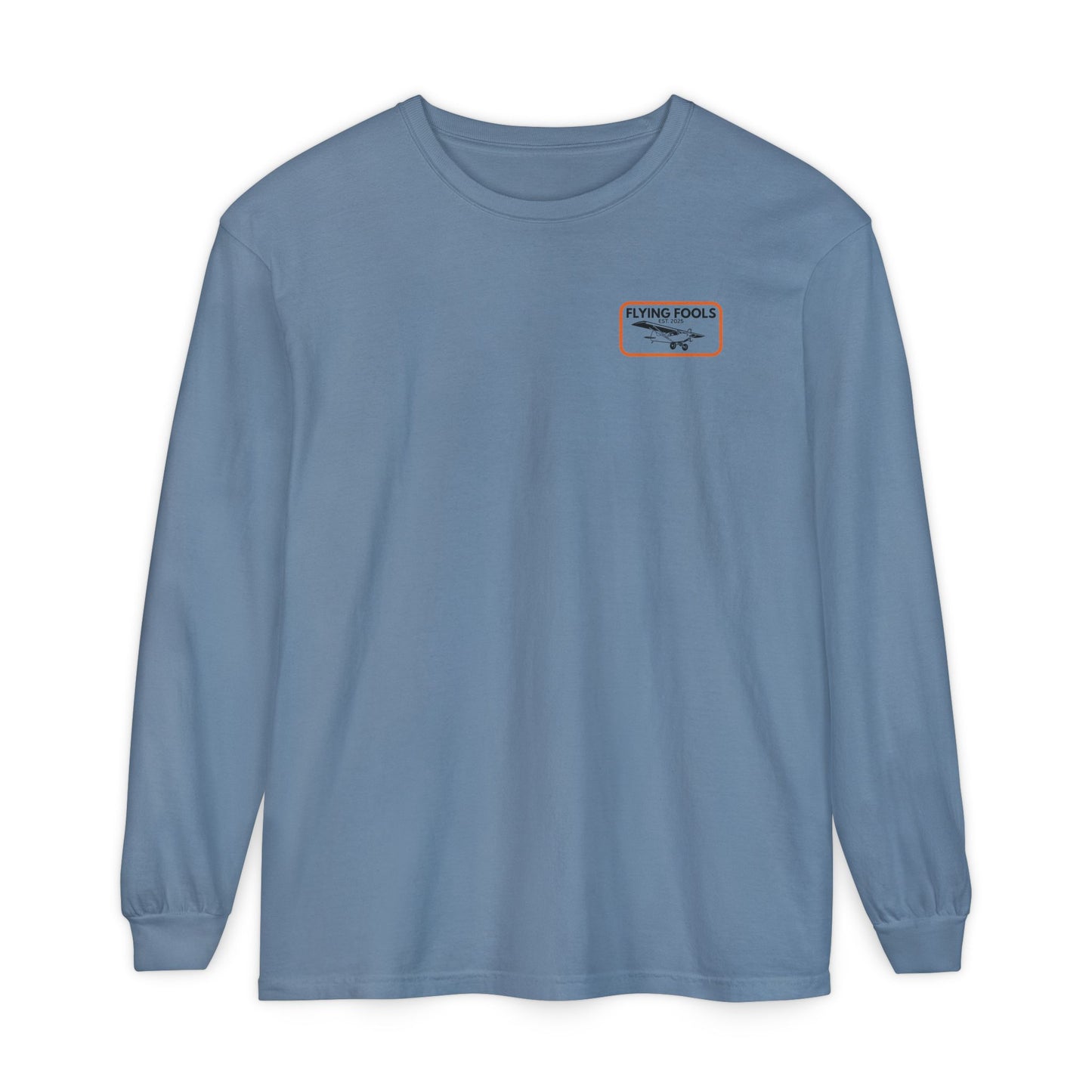 Flying Fools Patch Logo 2 Long Sleeve