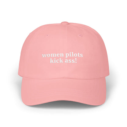 Women Pilots Kick Ass! Dad Hat
