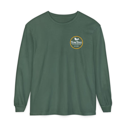 Flying Fools Aviation Long Sleeve Tee — 'Flying Fools' Logo