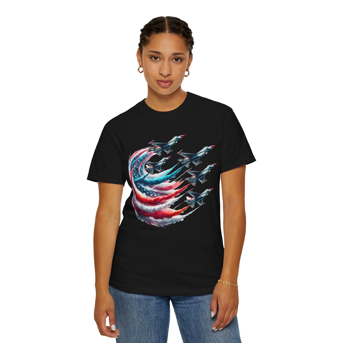 Aerial US flag Display T-Shirt