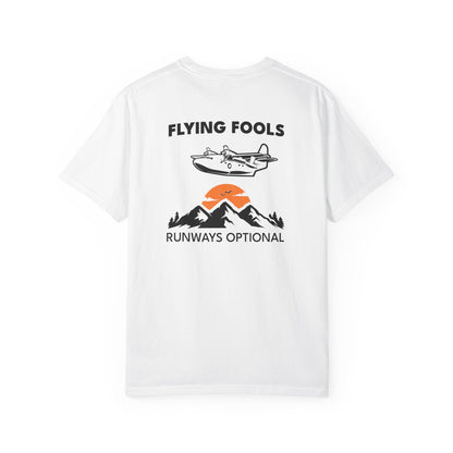 Flying Fools Seaplane T-Shirt — Runways Optional