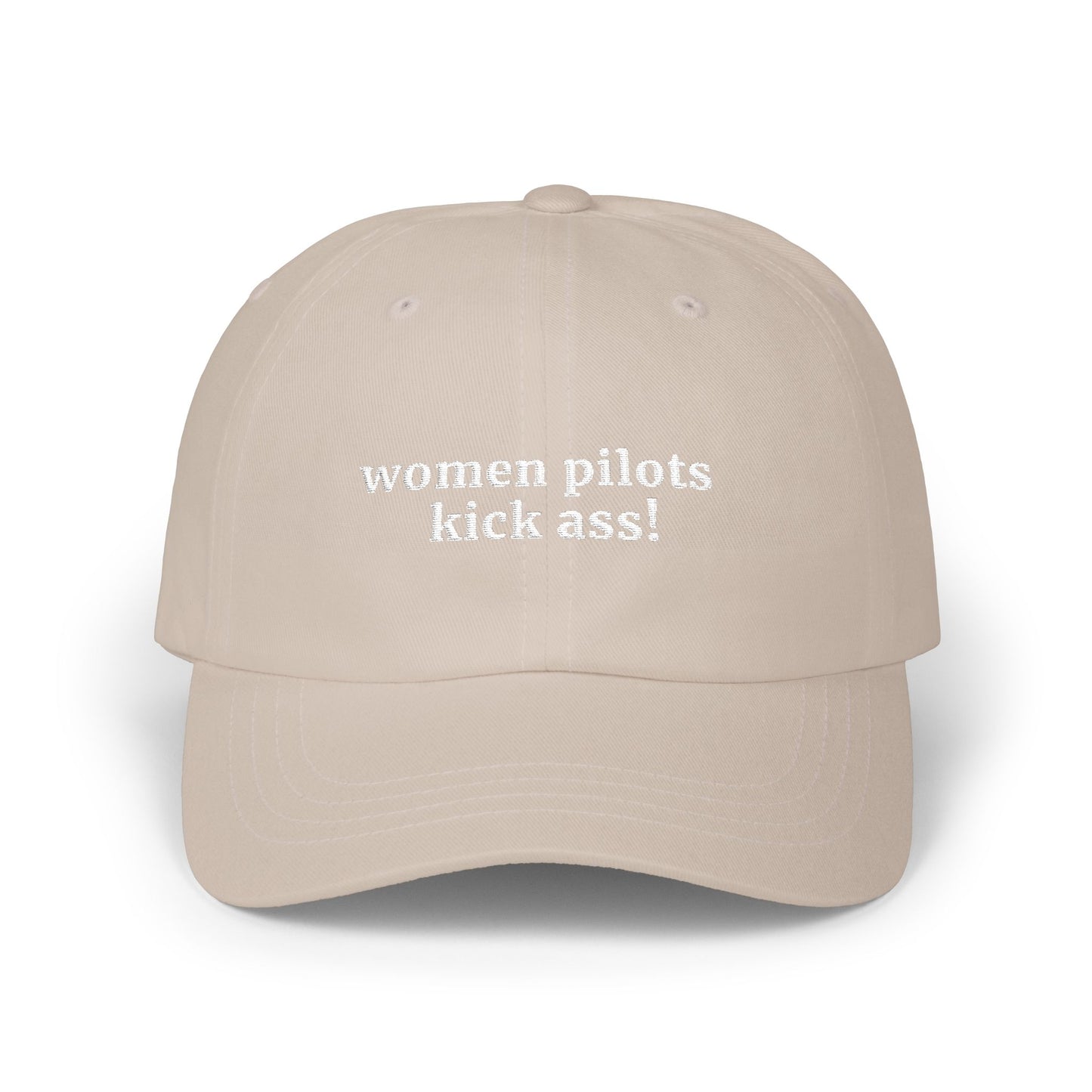 Women Pilots Kick Ass! Dad Hat