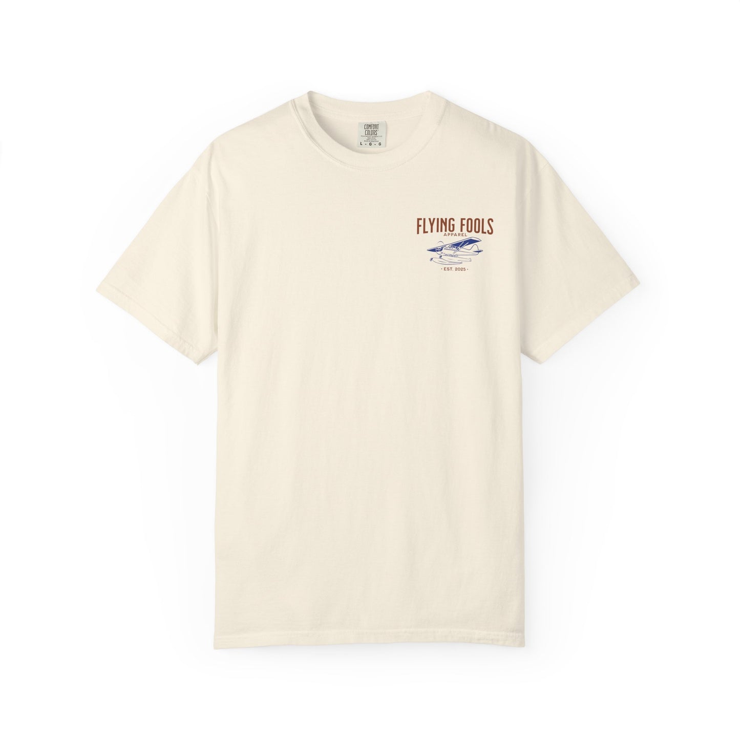 Flying Fools Vintage Seaplane & Mountain T-Shirt