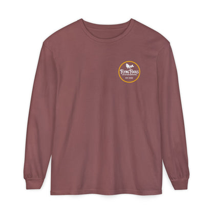 Flying Fools Aviation Long Sleeve Tee — 'Flying Fools' Logo