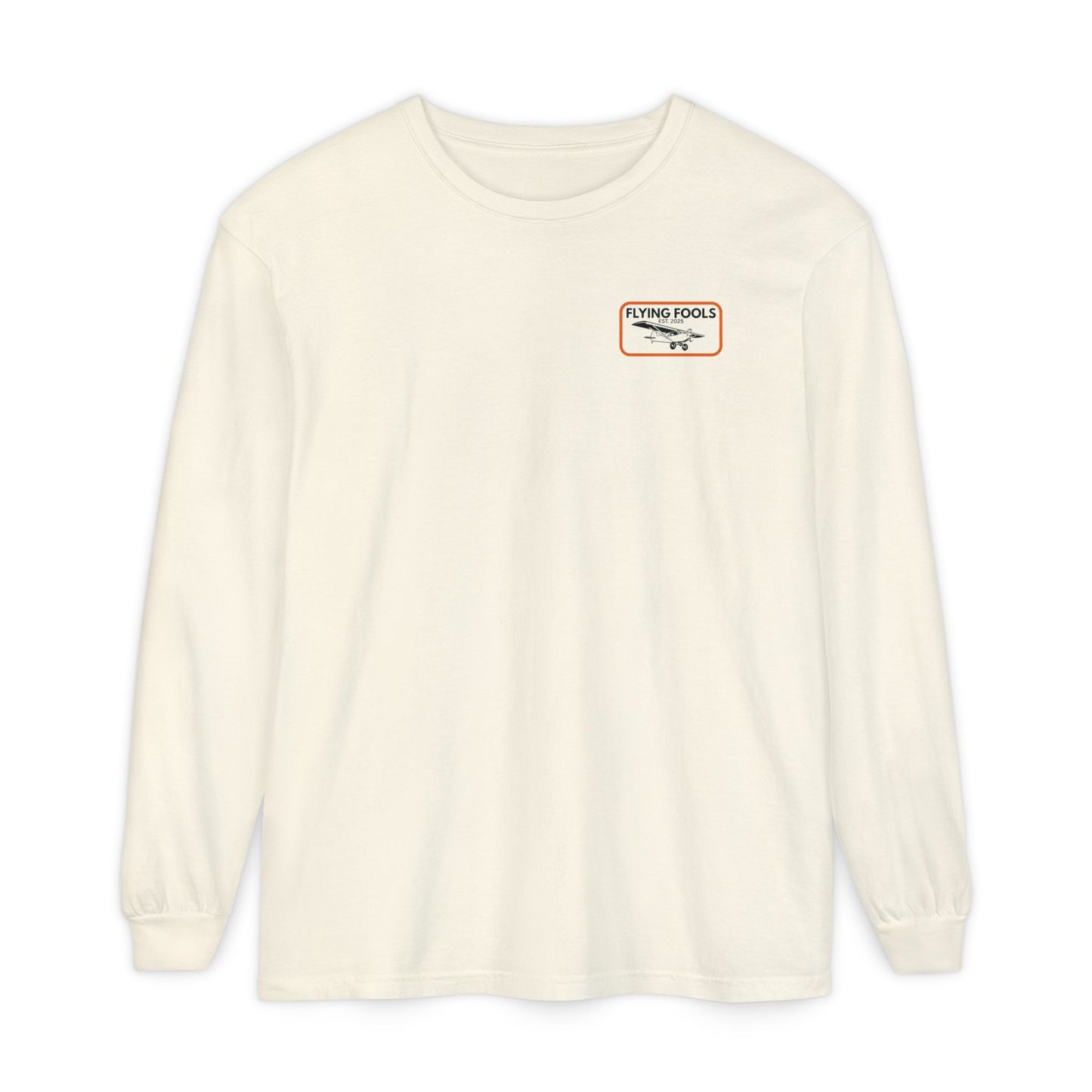 Flying Fools Patch Logo 2 Long Sleeve
