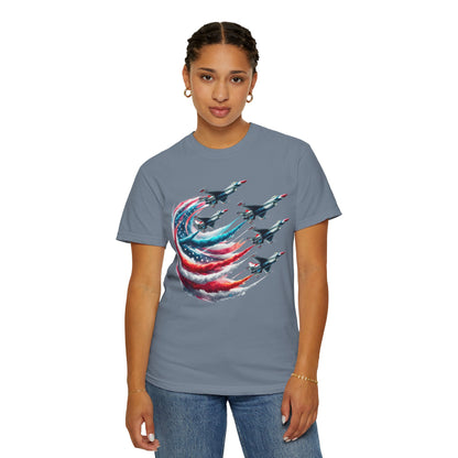 Aerial US flag Display T-Shirt