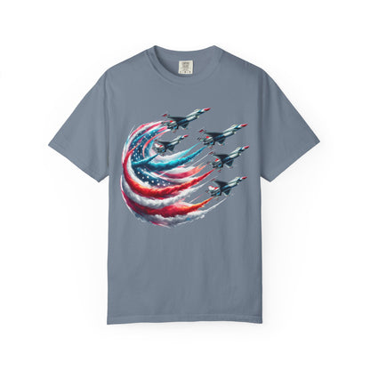 Aerial US flag Display T-Shirt