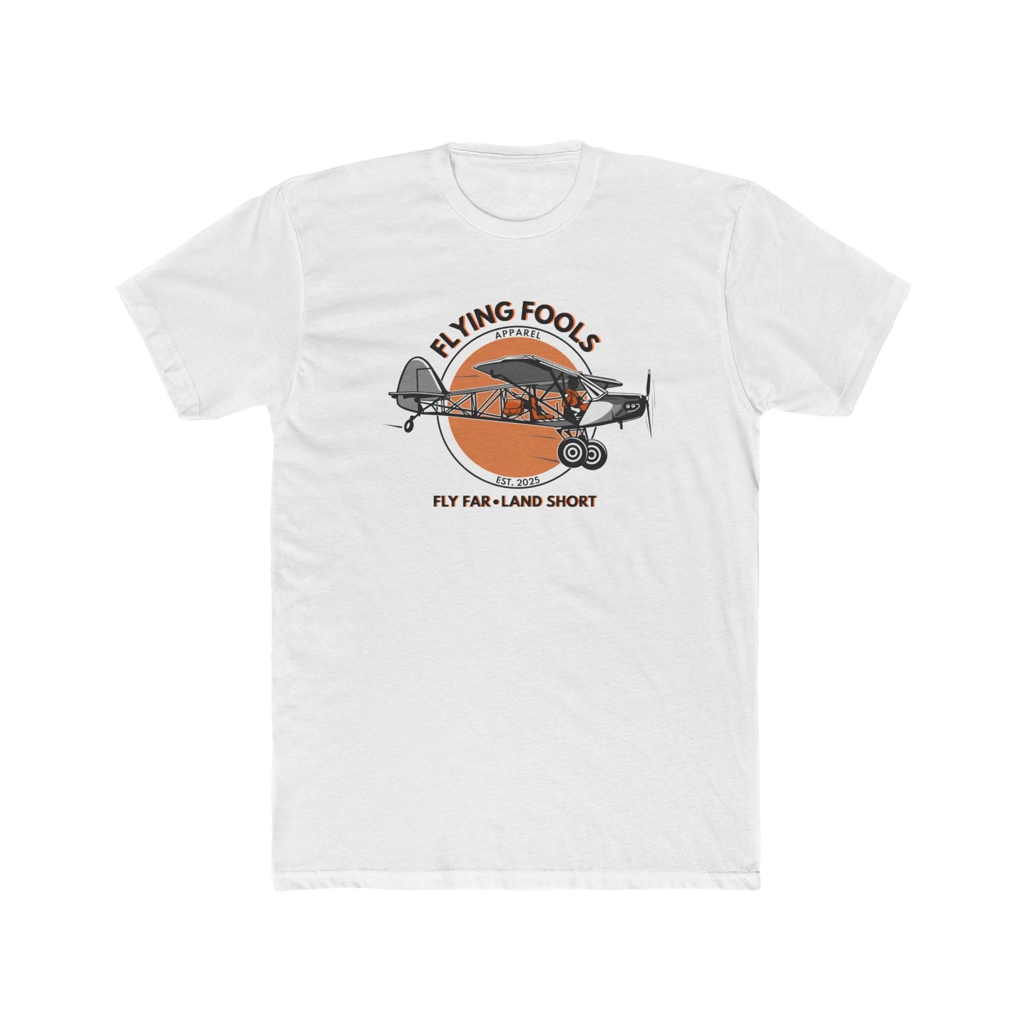 Flying Fools Naked STOL Plane T-Shirt