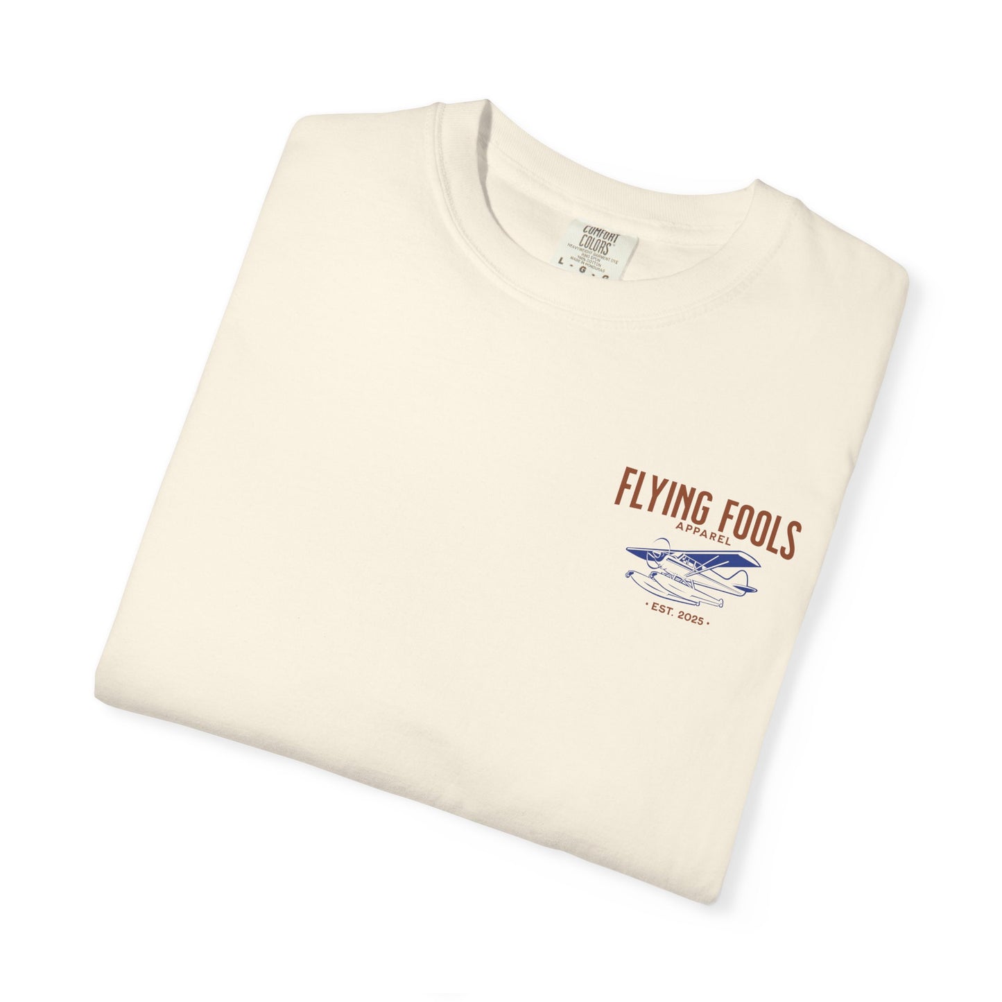 Flying Fools Vintage Seaplane & Mountain T-Shirt