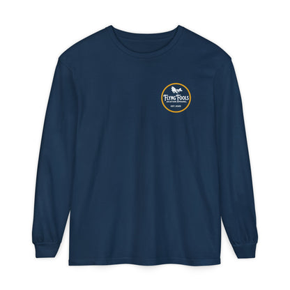 Flying Fools Aviation Long Sleeve Tee — 'Flying Fools' Logo