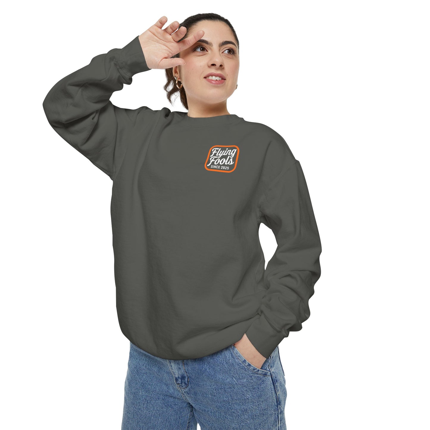 Flying Fools Tasty Logo  Sweatshirt