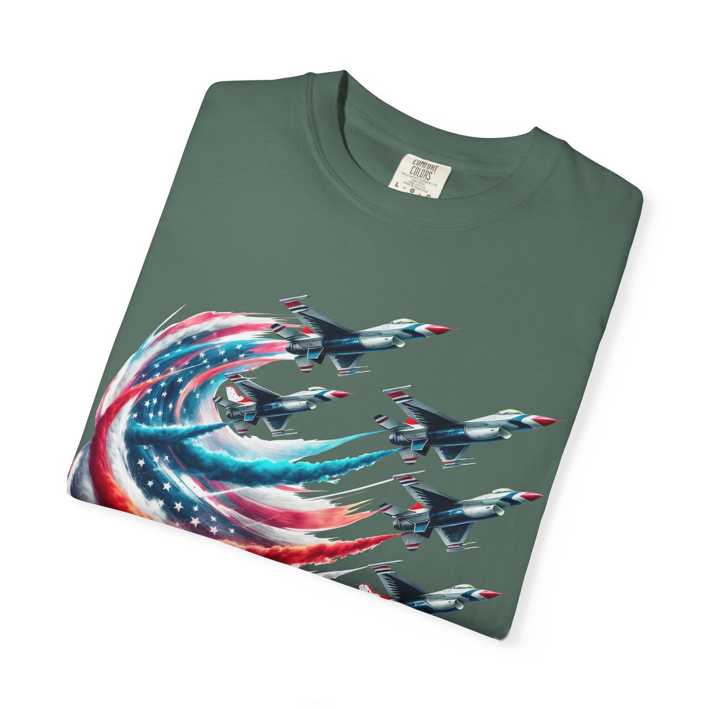 Aerial US flag Display T-Shirt