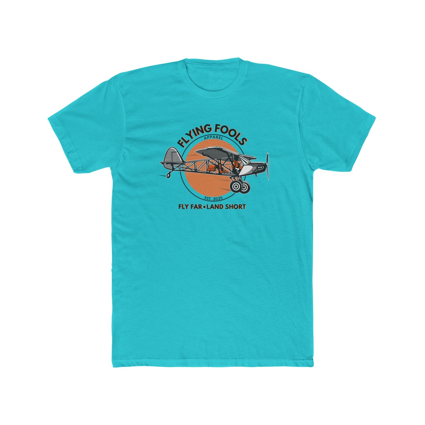 Flying Fools Naked STOL Plane T-Shirt