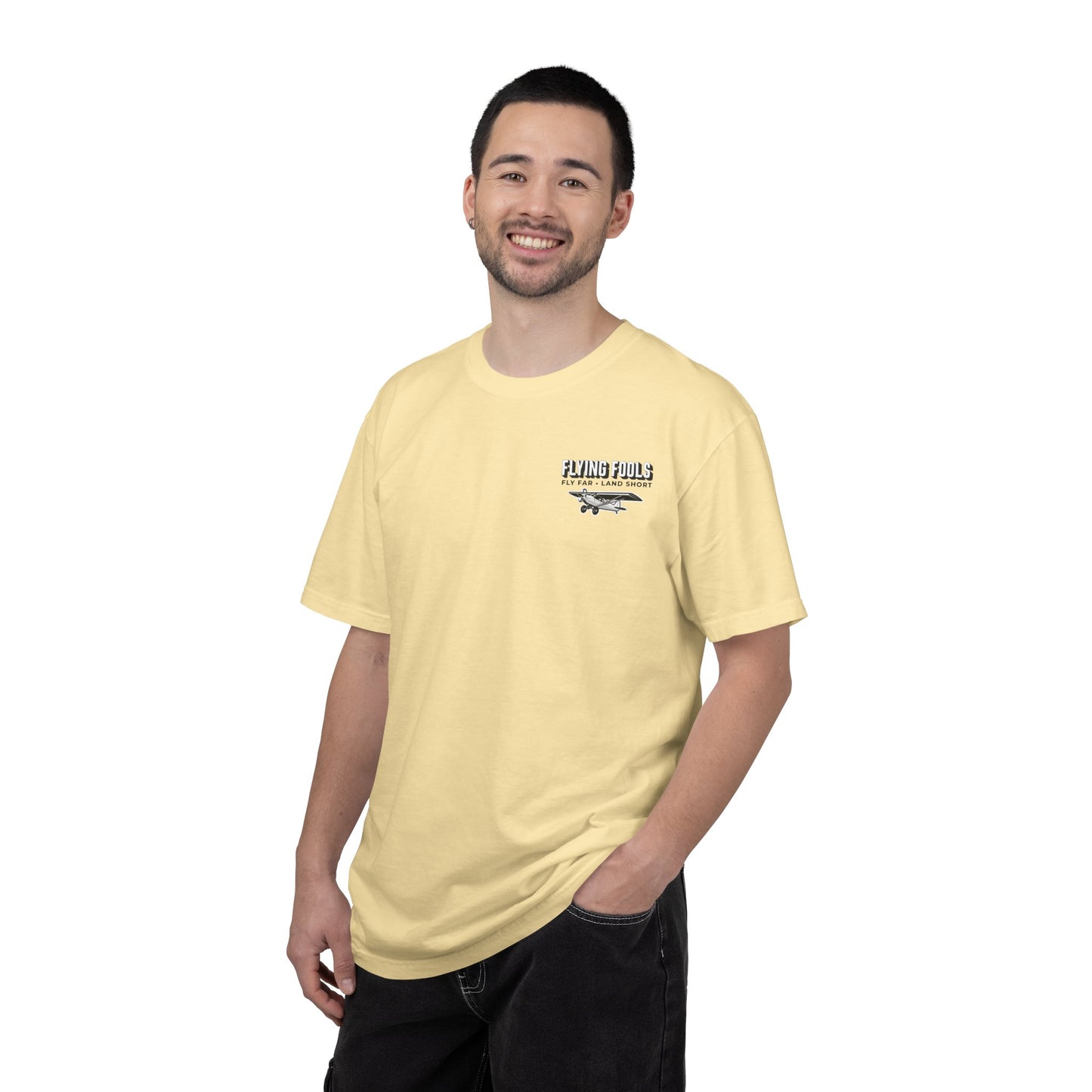 Flying Fools Fly Far • Land Short T-Shirt