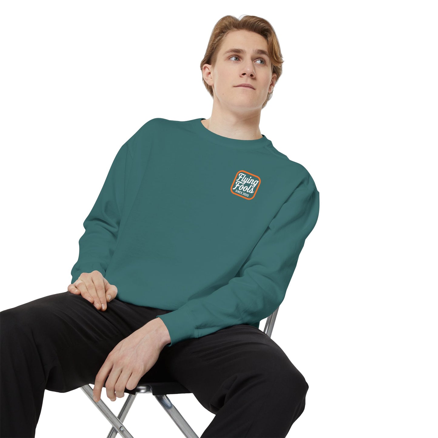 Flying Fools Tasty Logo  Sweatshirt