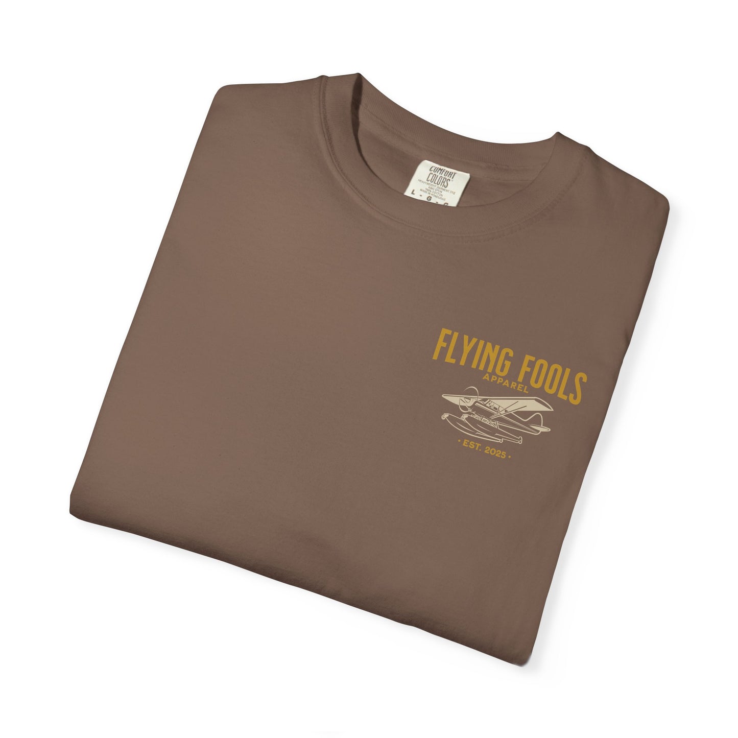 Flying Fools Vintage Seaplane & Mountain T-Shirt