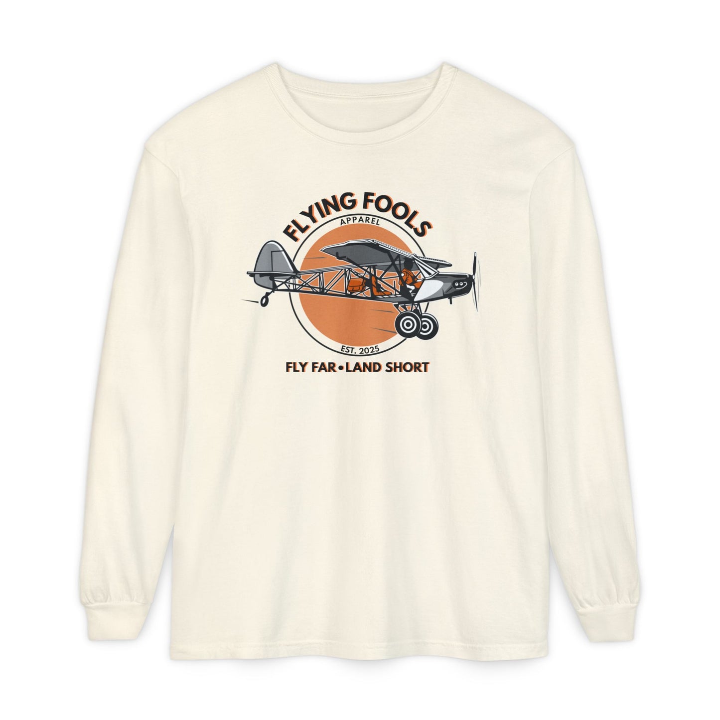 Flying Fools Backcountry Airplane Long Sleeve Tee