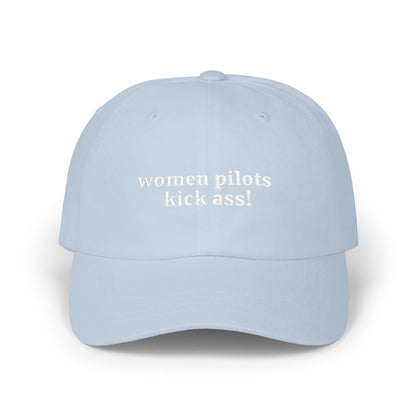 Women Pilots Kick Ass! Dad Hat