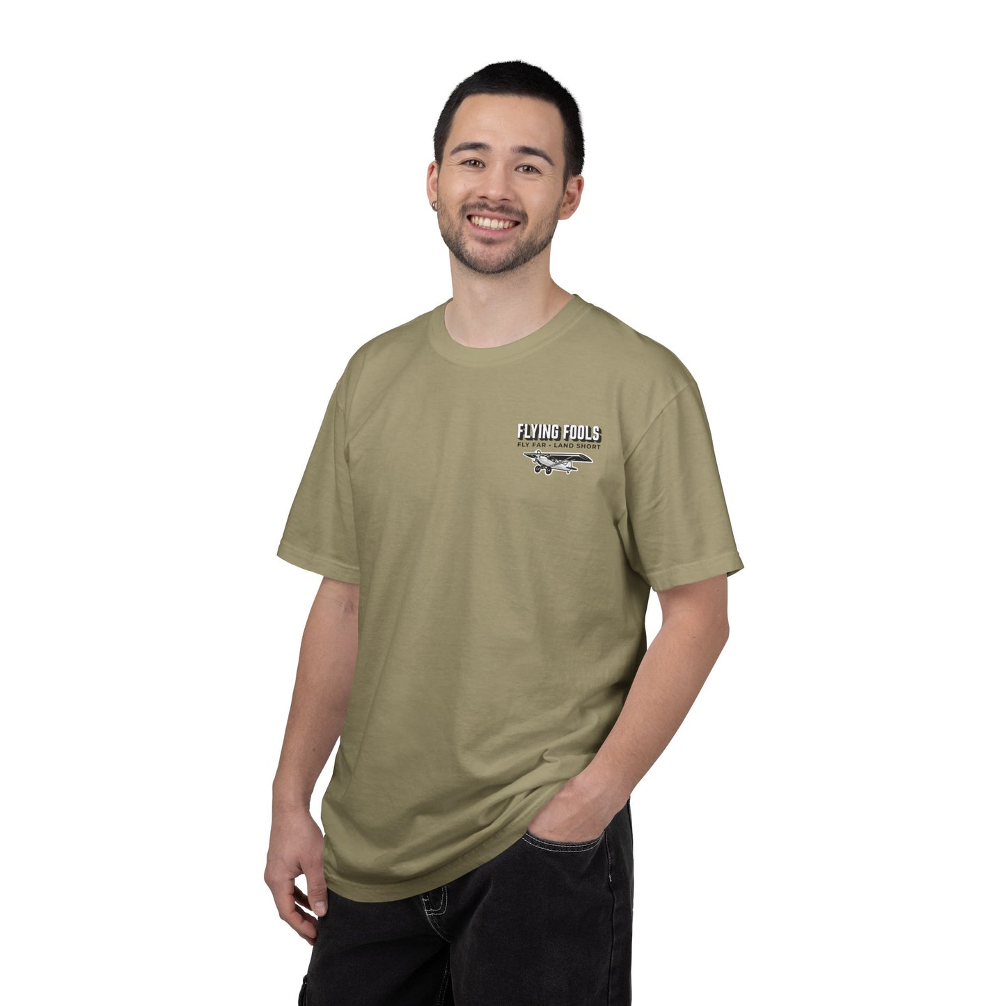 Flying Fools Fly Far • Land Short T-Shirt