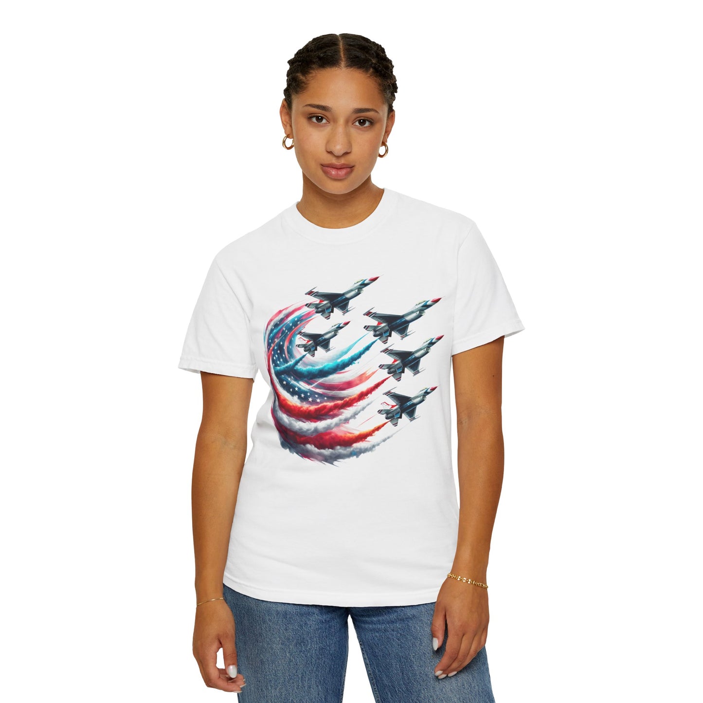 Aerial US flag Display T-Shirt